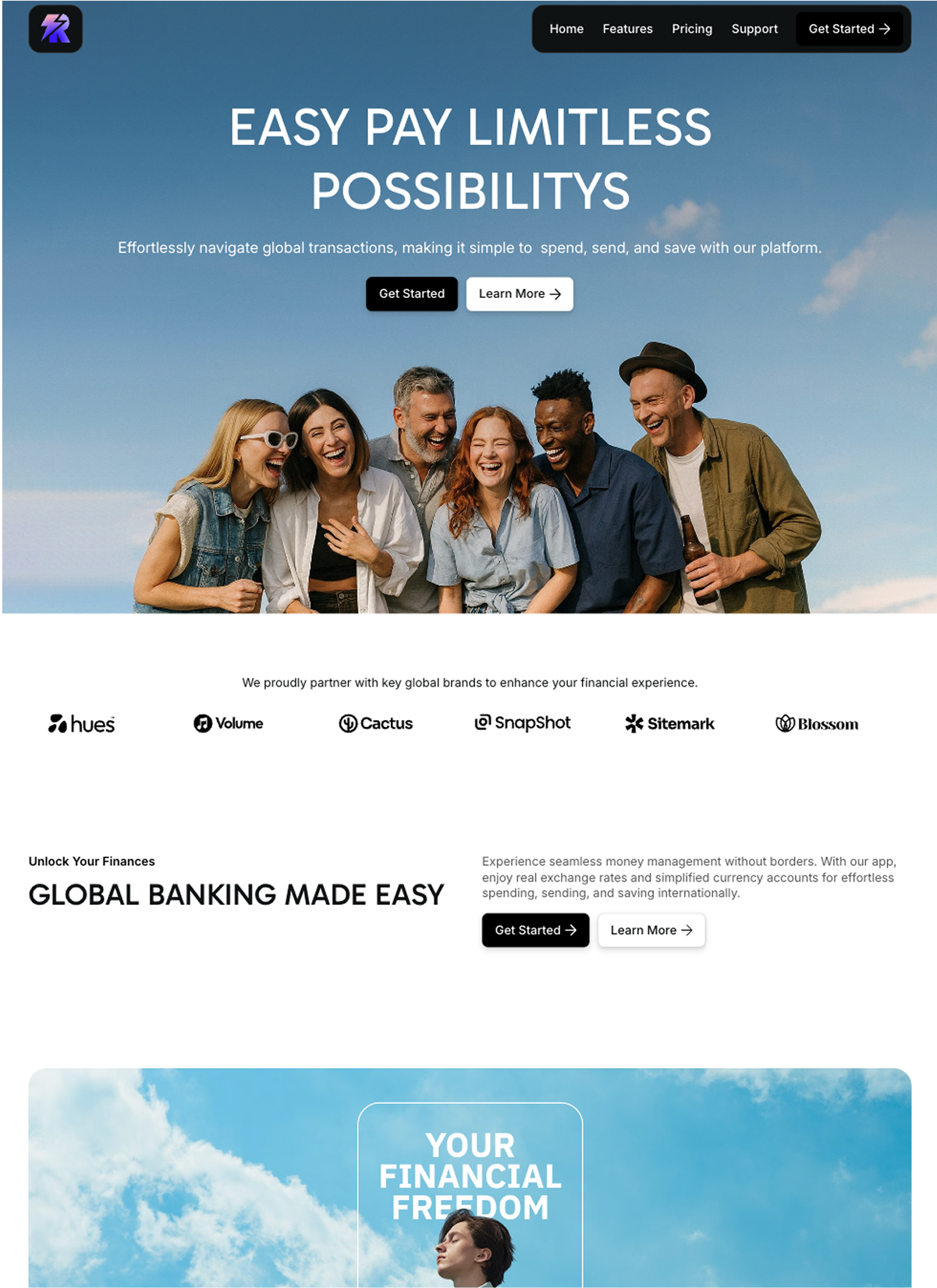 Premium Webflow templates for free – designed with Modulify AI website builder