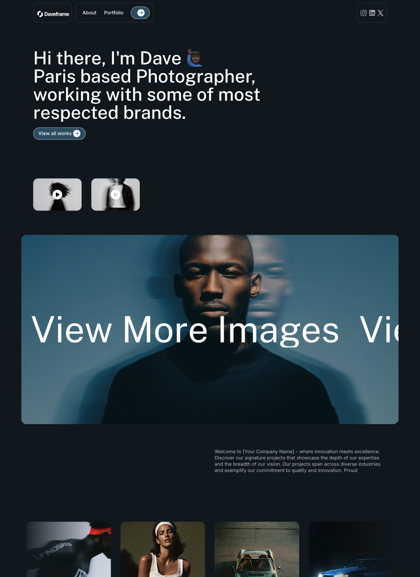 Premium Webflow templates for free – designed with Modulify AI website builder
