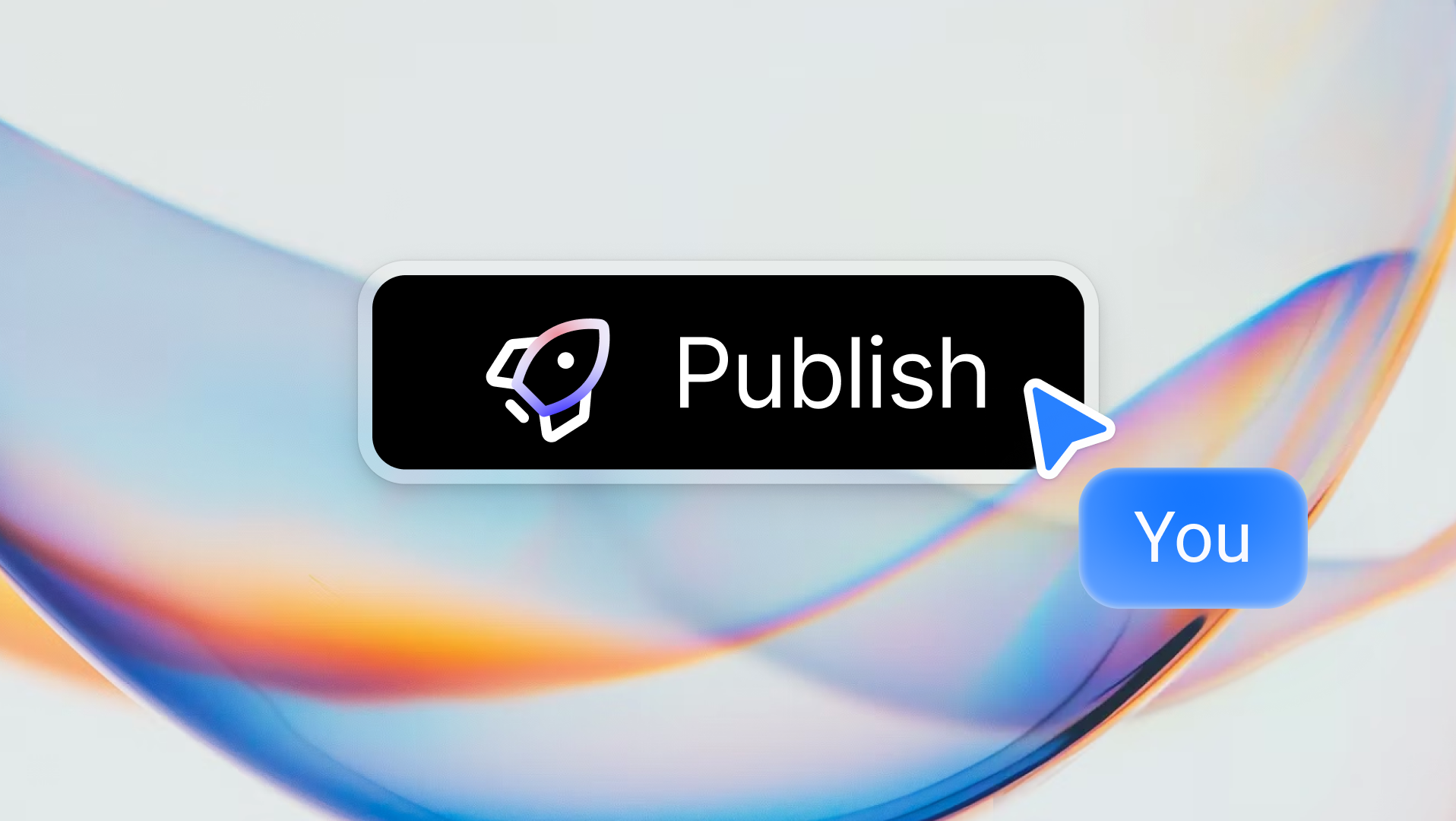 publish button - the new feature to ship your site inside modulify