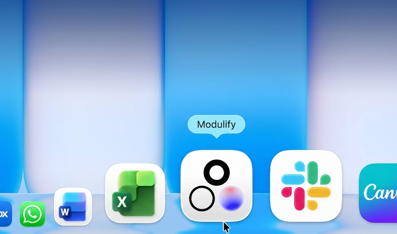 Modulify landing page builder, for Webflow and other  web designer