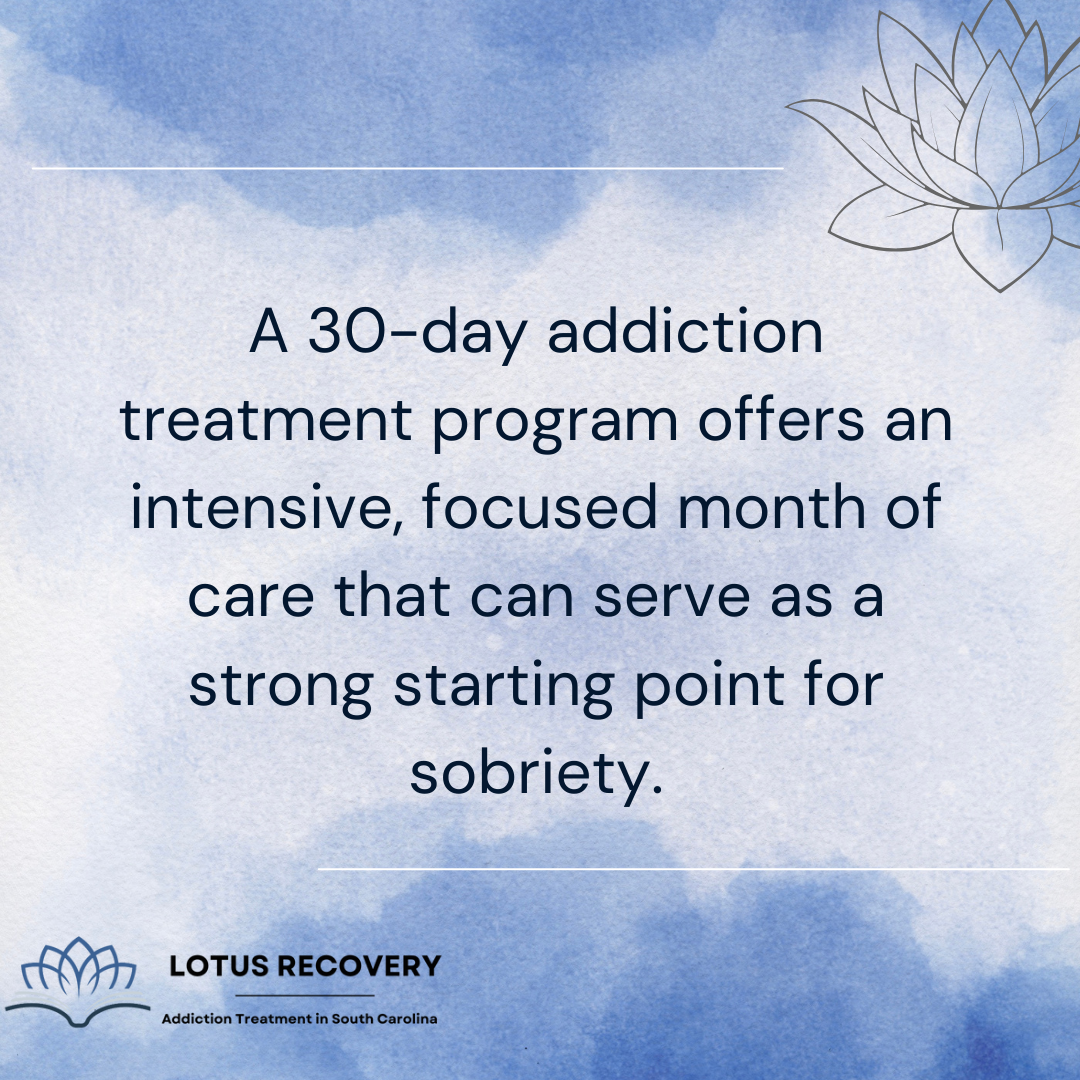 30-day program South Carolina