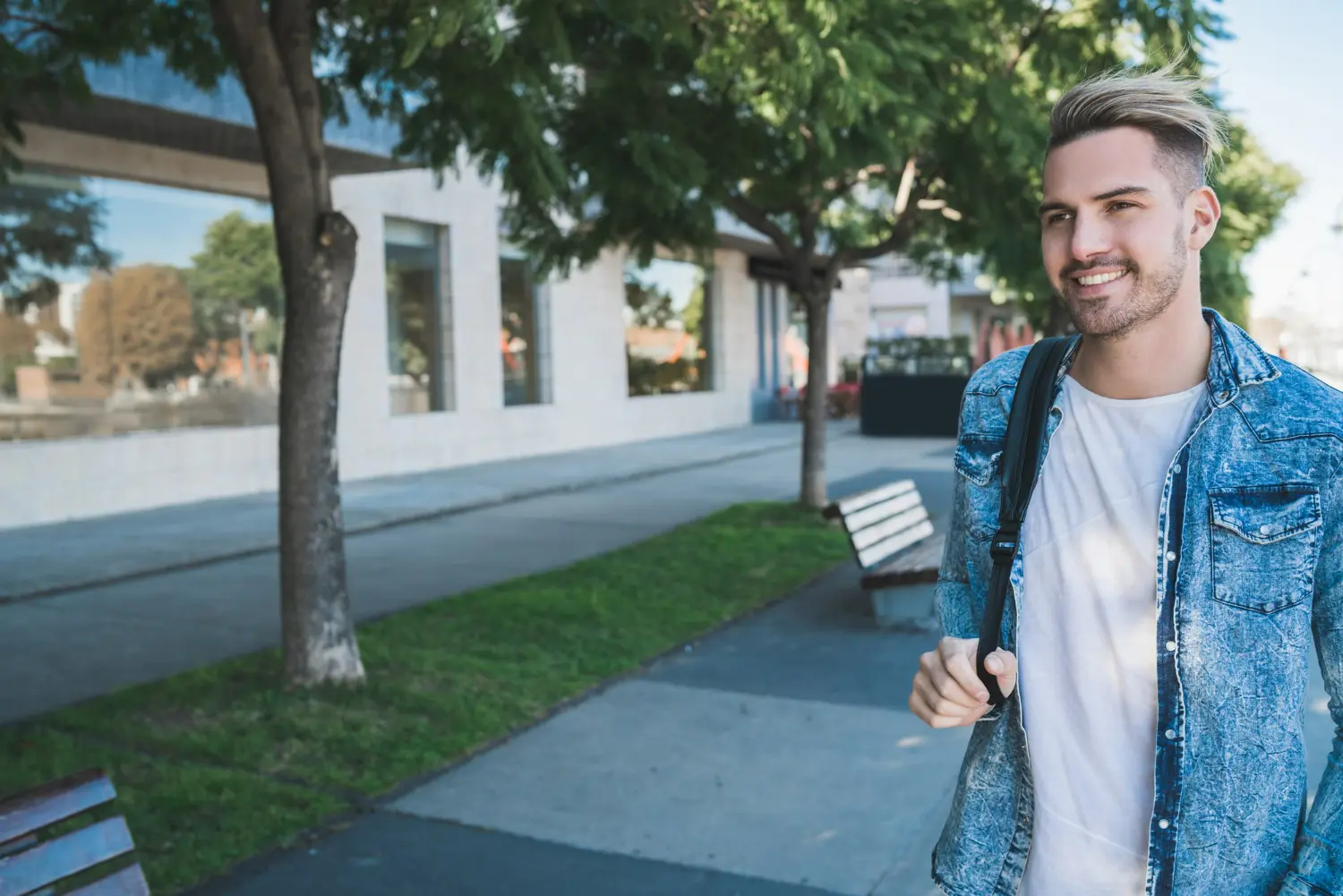 Person staying alcohol-free after completing addiction treatment