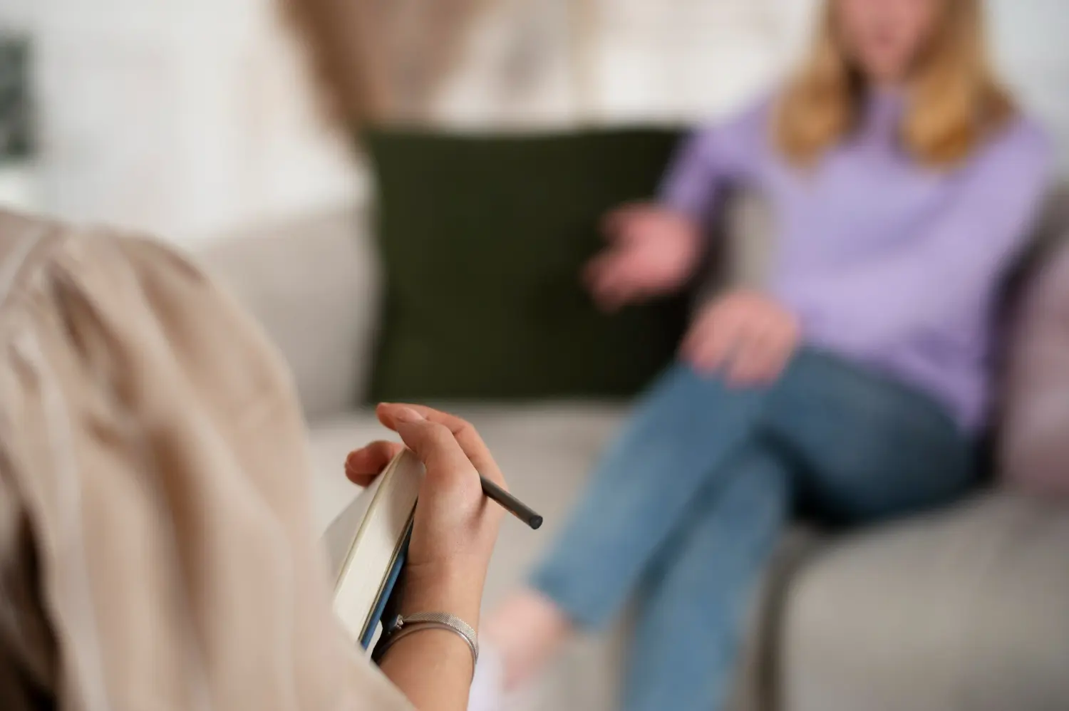 Intensive outpatient substance use treatment session at Lotus Recovery