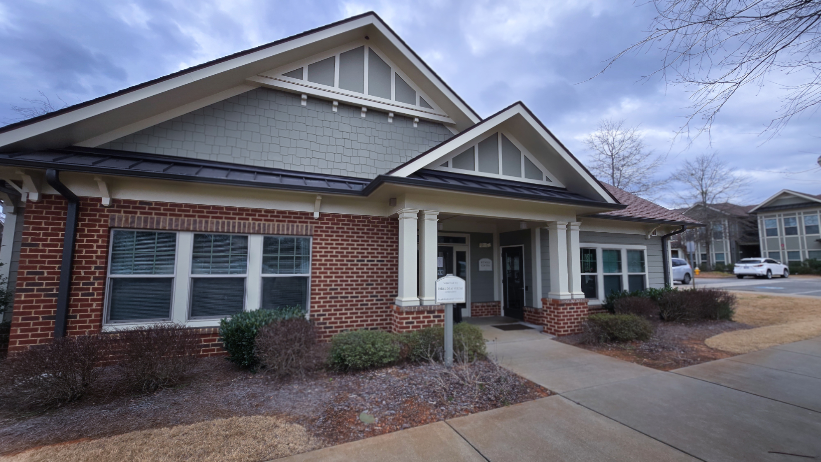 Exterior of leasing office