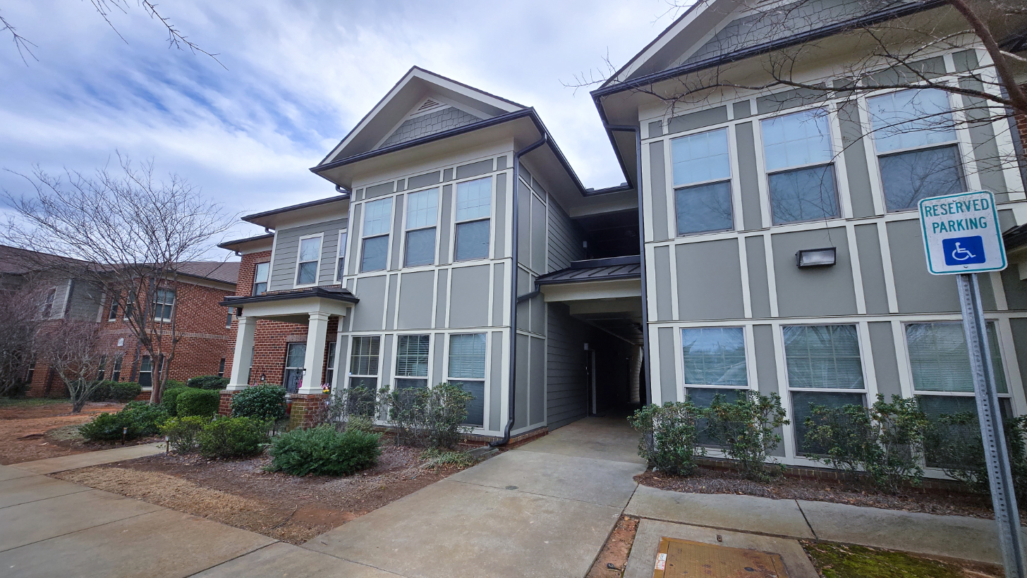 Exterior of apartments