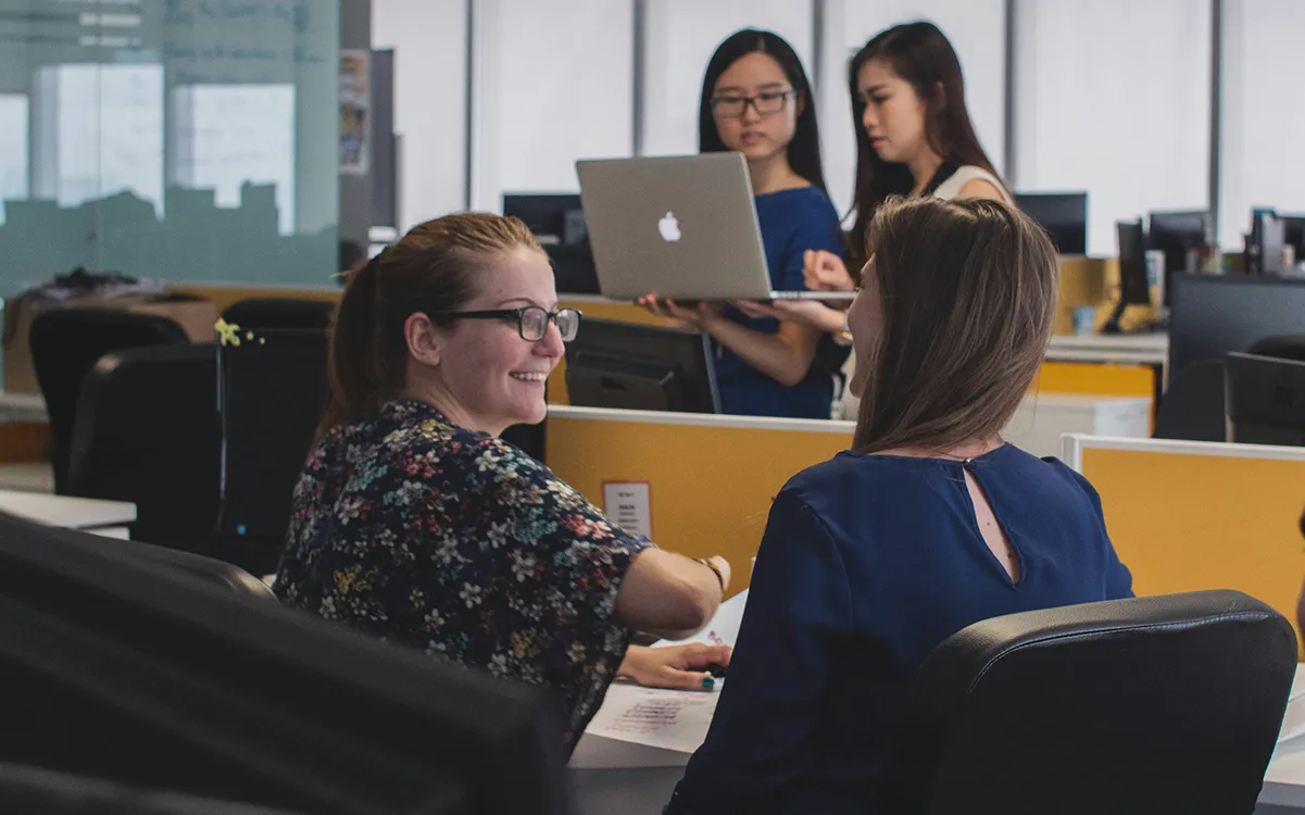 office with women at desks