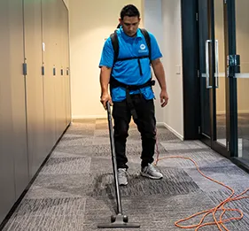 clean corp staff cleaning