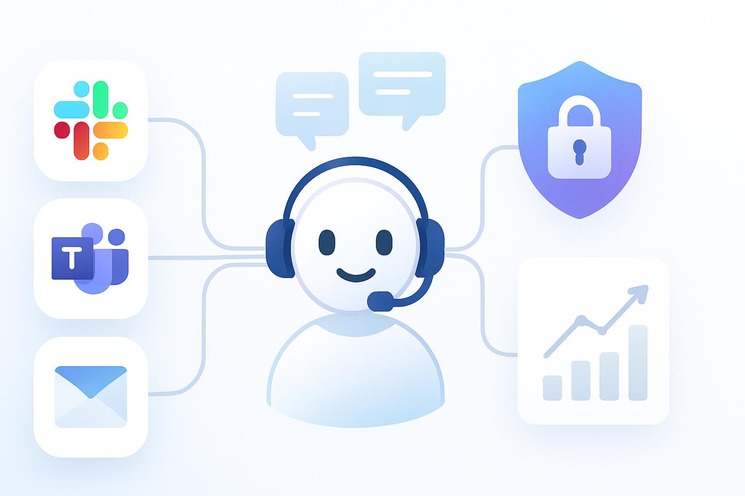 Header image for Integrating Your Assistant with Slack, Teams, and Email: Best Practices