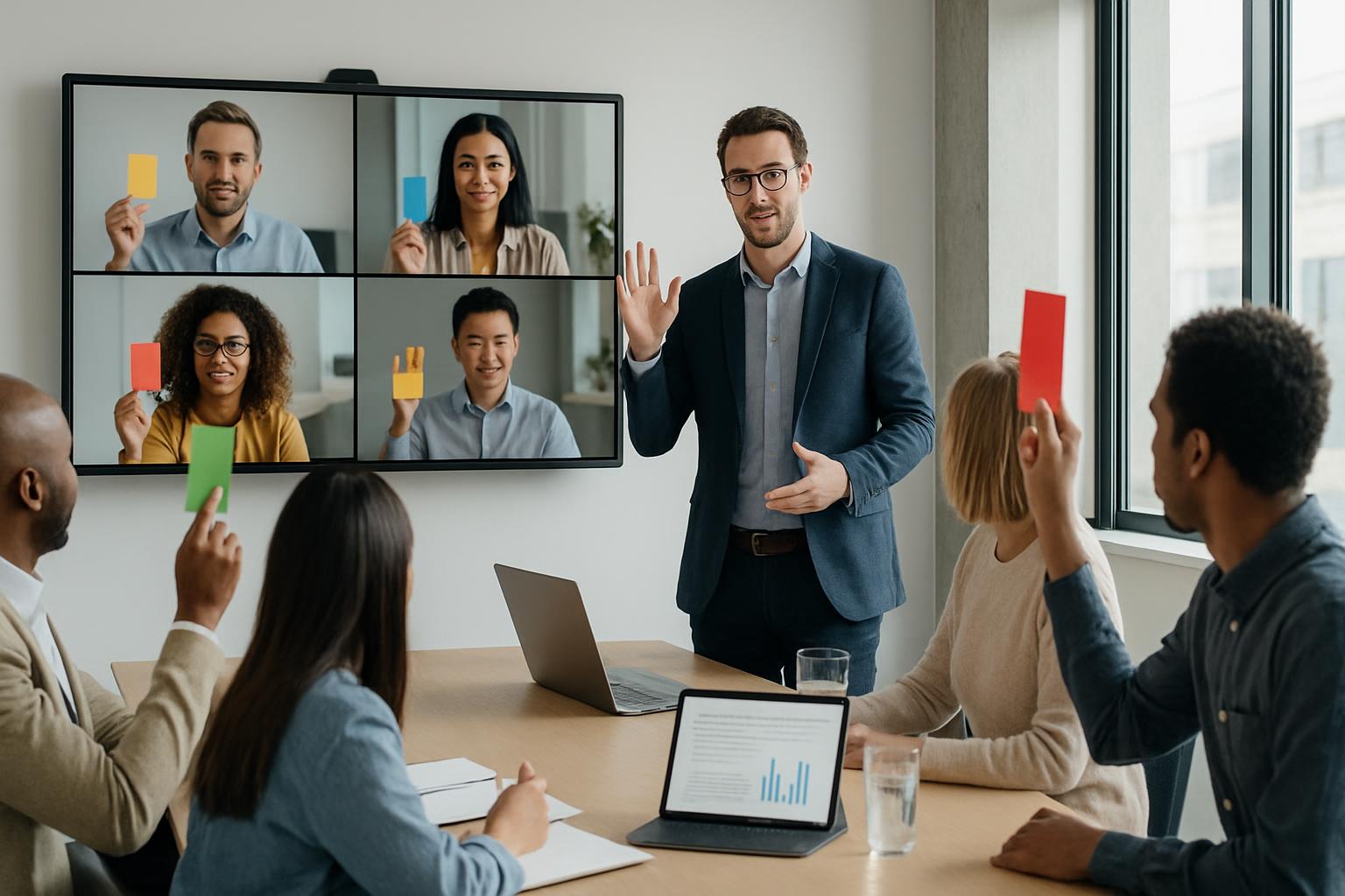 Header image for Hybrid Meeting Etiquette Playbook: Rules That Make Remote Participants Equal Contributors