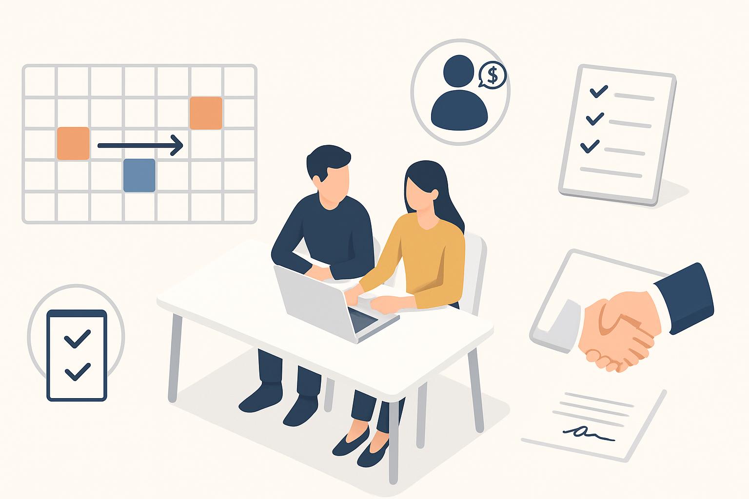 Header image for Fundraising Sprint Framework: A Two-Week Scheduling Template for Founders to Move from Pitch to Term Sheet