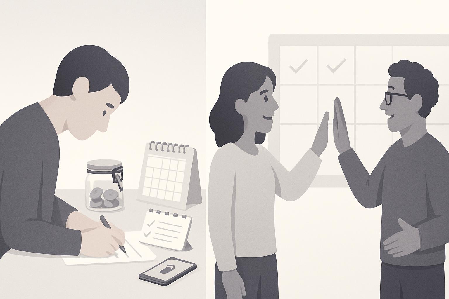 Header image for Choosing Between Commitment Devices and Accountability Partnerships for Different Personality Types