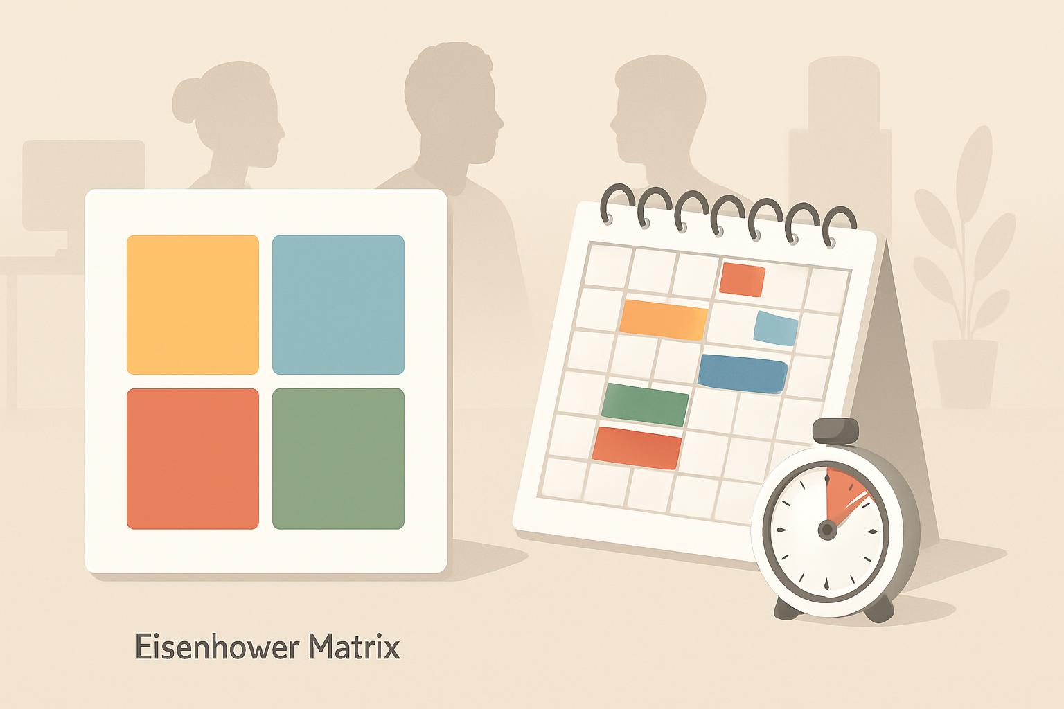 Header image for Choosing Between the Eisenhower Matrix and Time-Batching for Neurodivergent Professionals