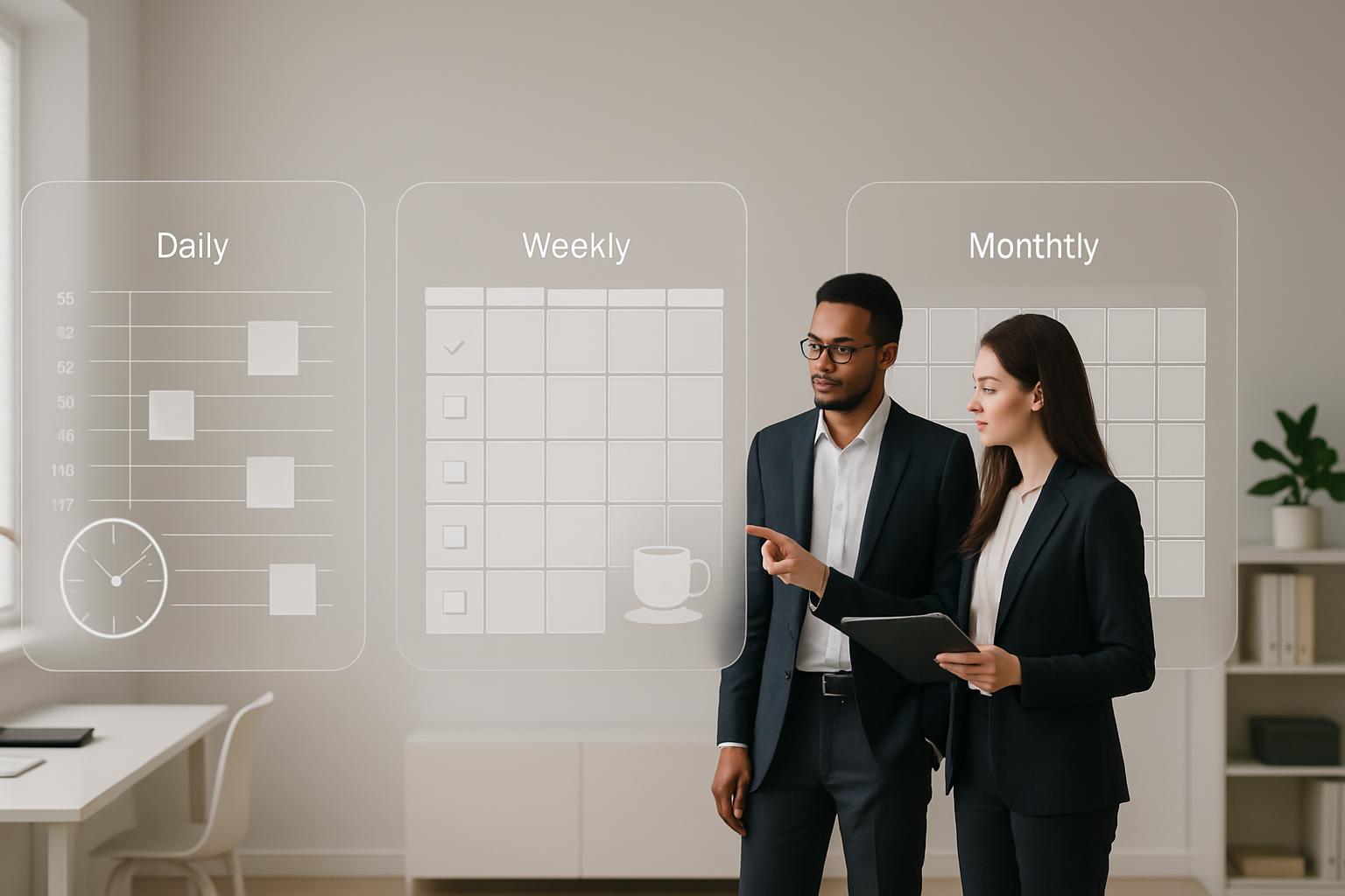 Header image for Match Your Planning Horizon to Your Motivation Style: Daily vs Weekly vs Monthly Scheduling for Business Professionals
