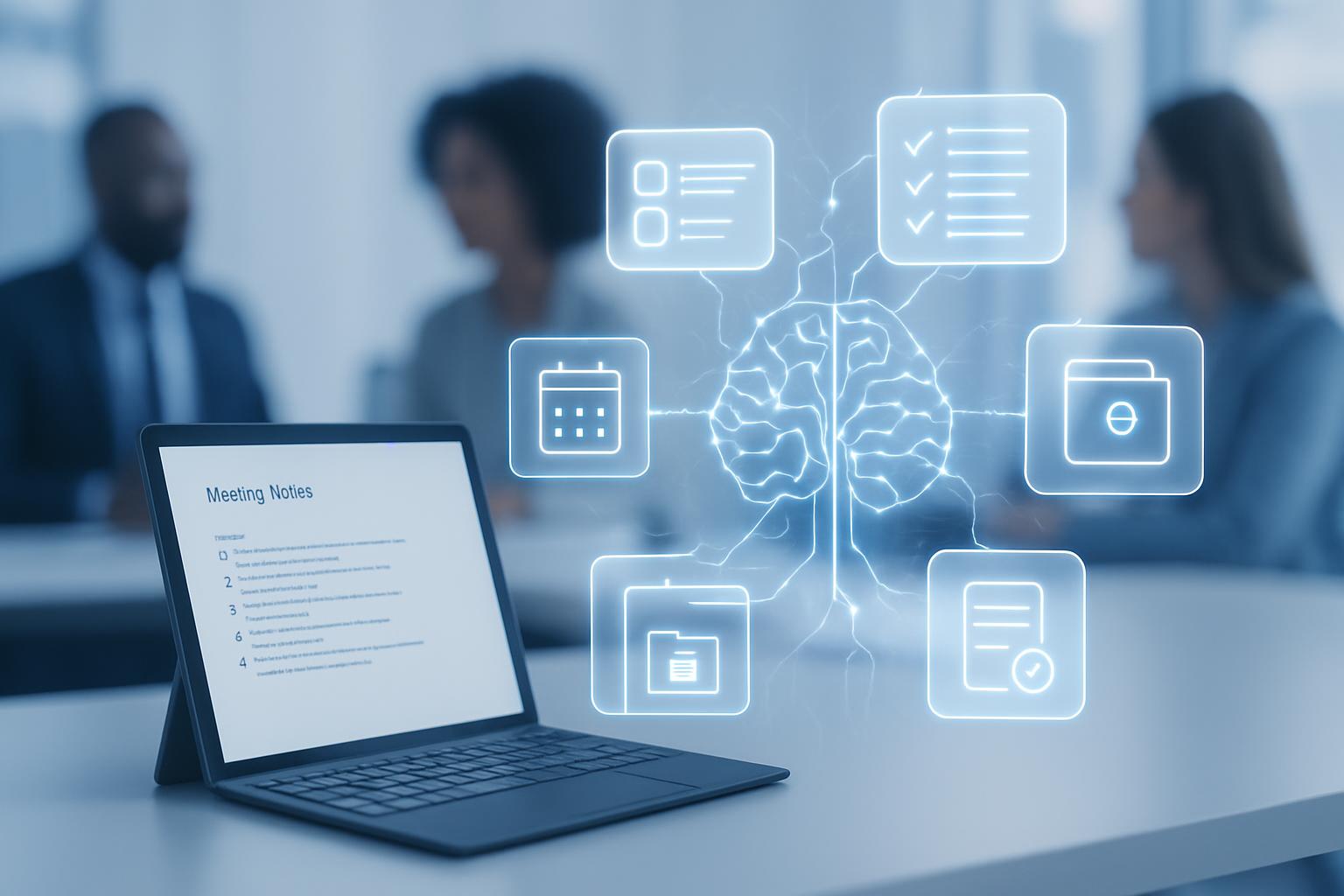 Header image for How to Automate Post-Meeting Enterprise Workflows: From Notes to CRM Tasks and Compliance Records