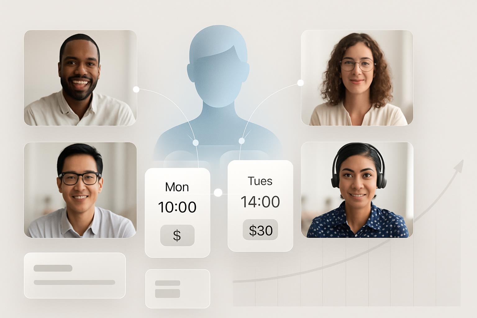 Header image for How Marketplaces for AI-Managed Office Hours Create New Business Models for Experts to Monetize Time