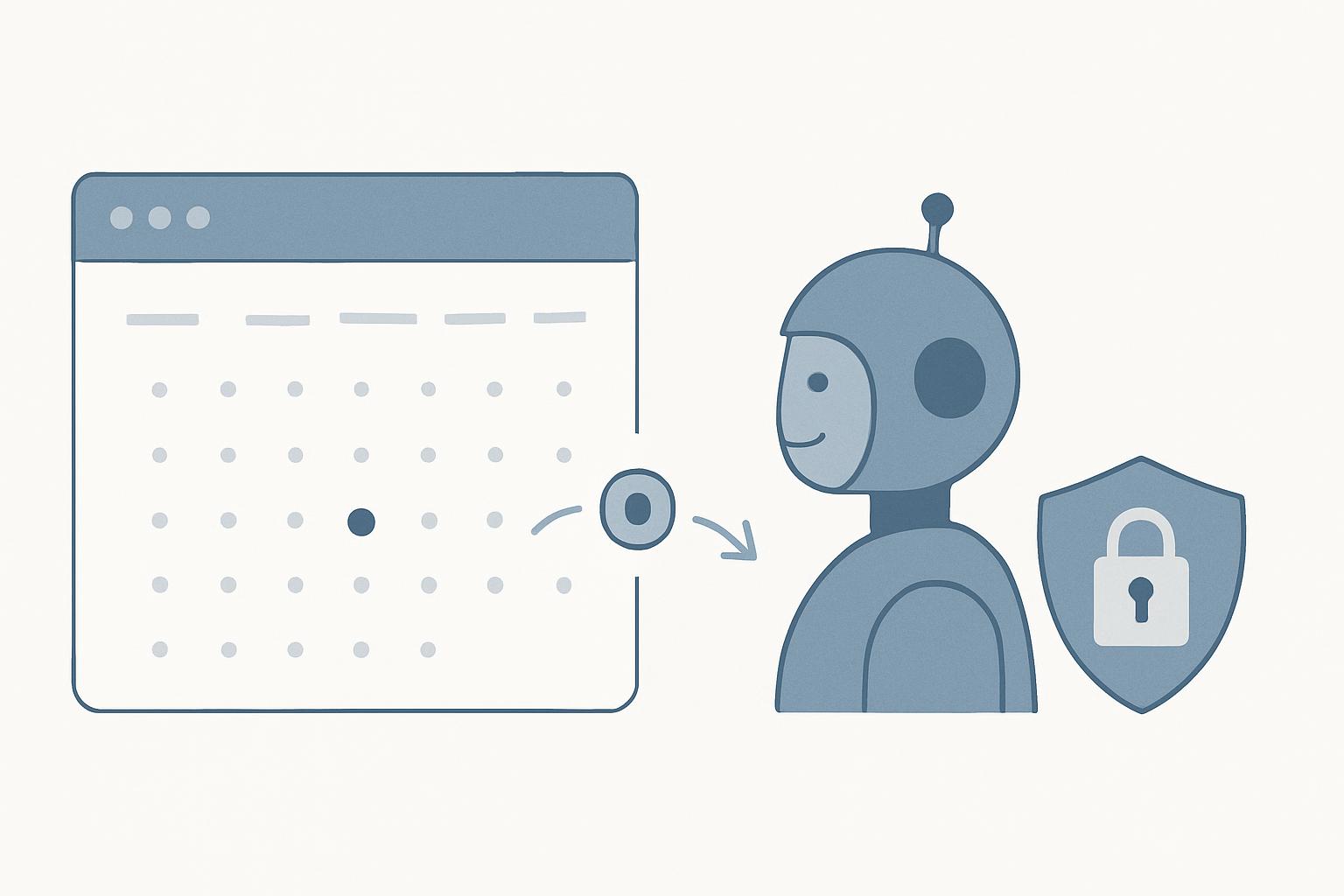Header image for Minimal Calendar Metadata for Assistants: Balancing Utility and Privacy