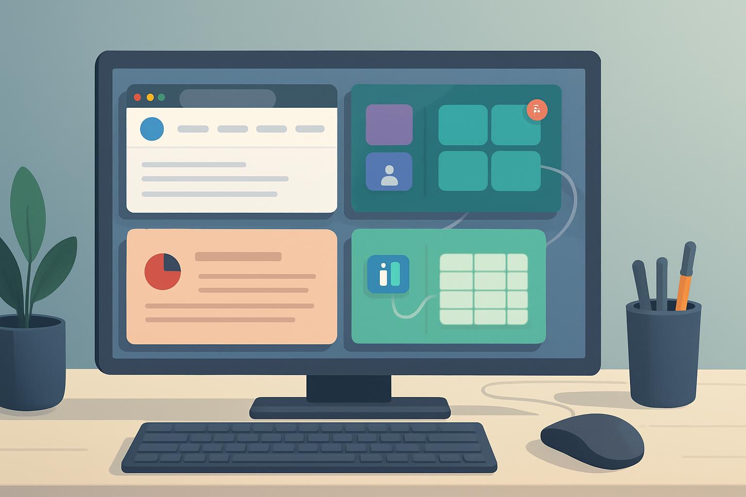 Header image for Zero-Tab Workflow for Business Professionals: Arrange Your Browser and Apps to Eliminate Context Switching
