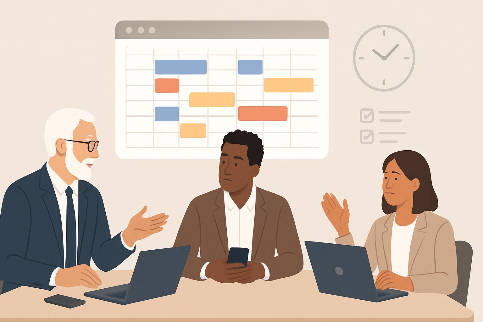 Header image for Practical Negotiation Etiquette for Scheduling Across Status Levels: Scripts, Timing Rules, and Buffer Strategies