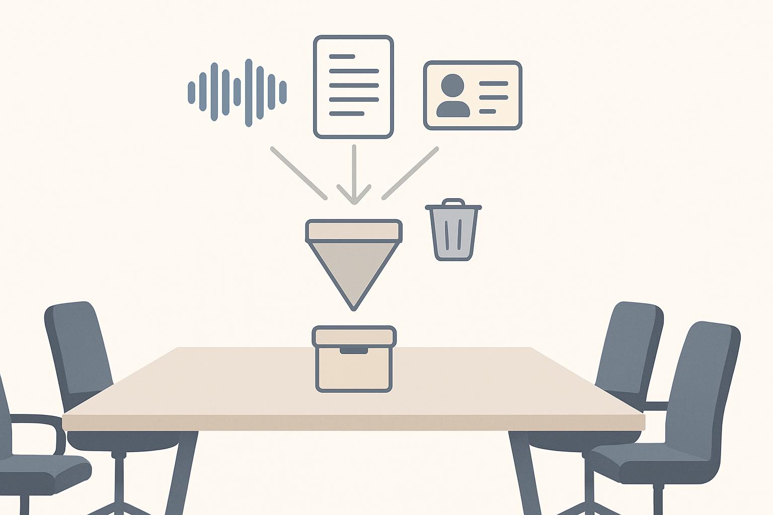 Header image for A Practical Cost–Benefit Framework for Managing Meeting Recordings and Transcripts