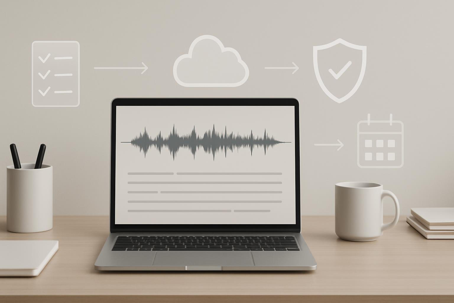 Header image for Evaluating Call Recording Vendors: A 20-Point Checklist for Security, Transcription, Retention, and Workflow Fit