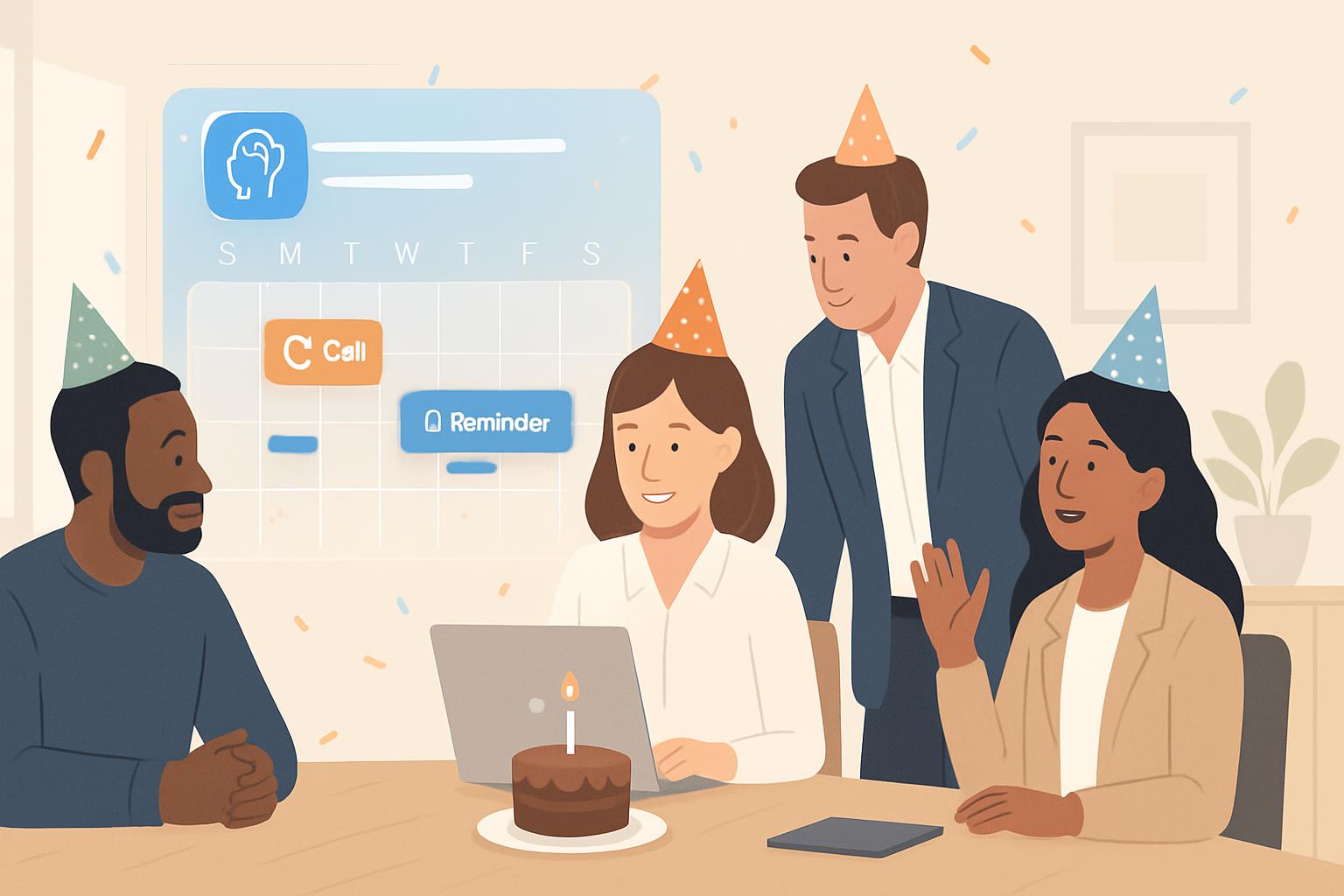 Header image for Auto-Scheduling Celebrations with AI: Keep Small Team Rituals, Birthdays, and Milestones on Track