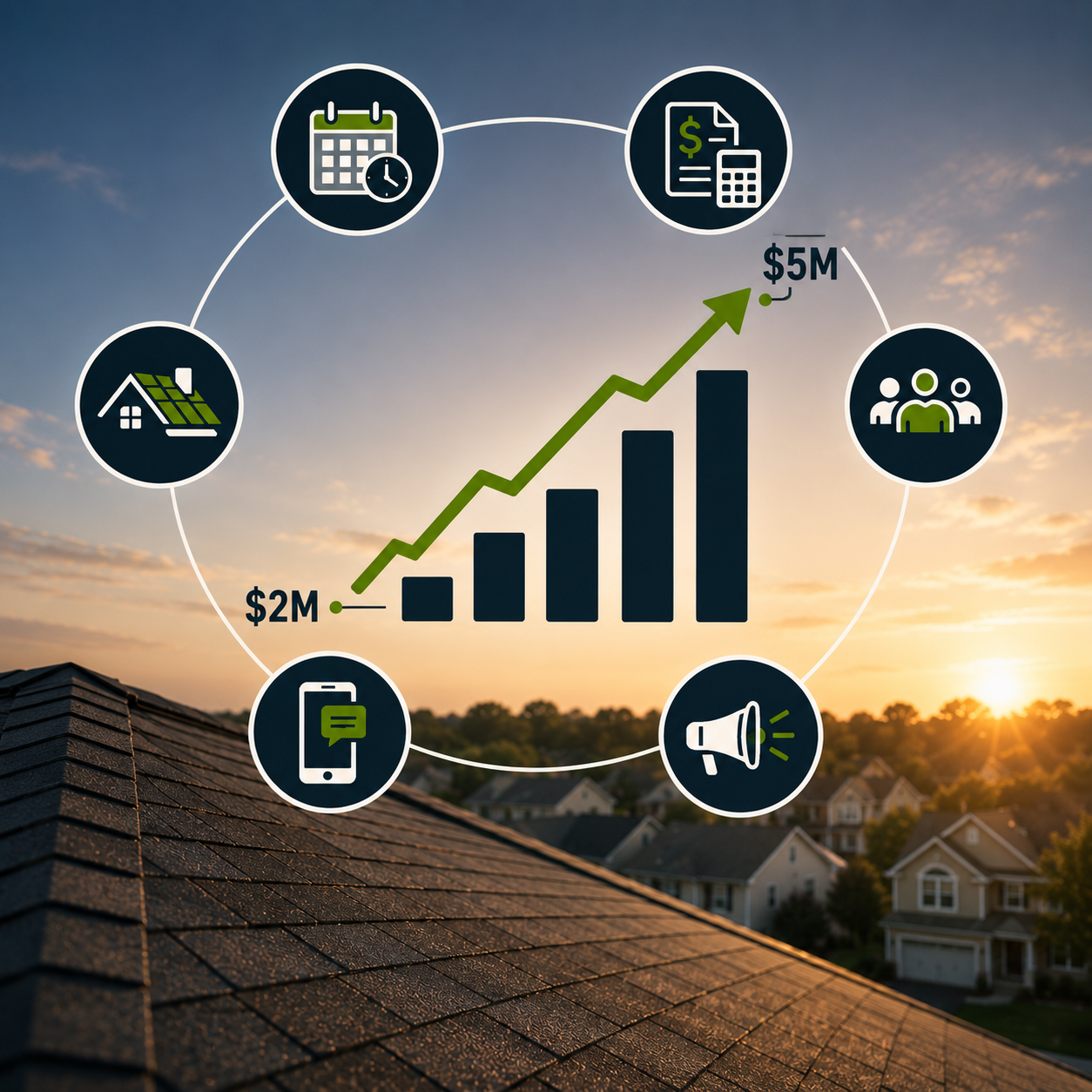 What Separates a $2M and a $5M Roofing Company