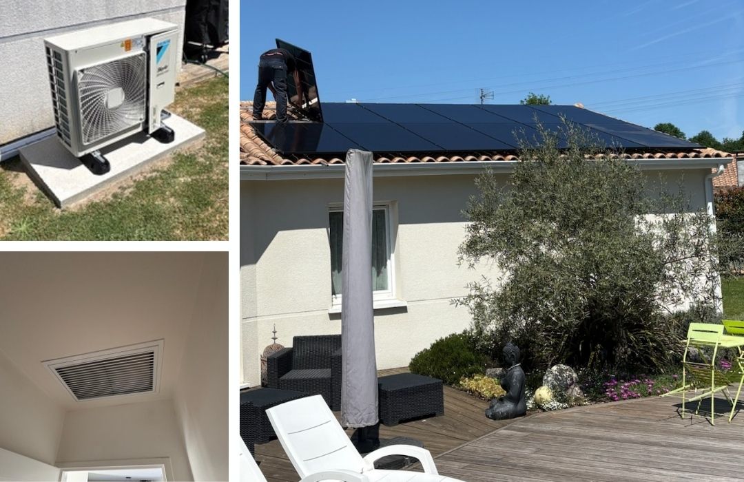 Installation Solaire 6 kWc et Gainable à Cubnezais (33)