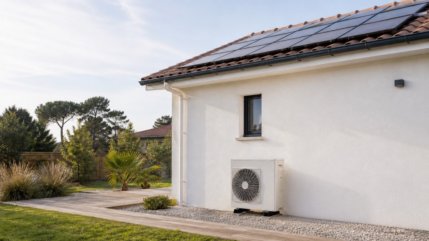 Panneaux solaires et ballon thermodynamique