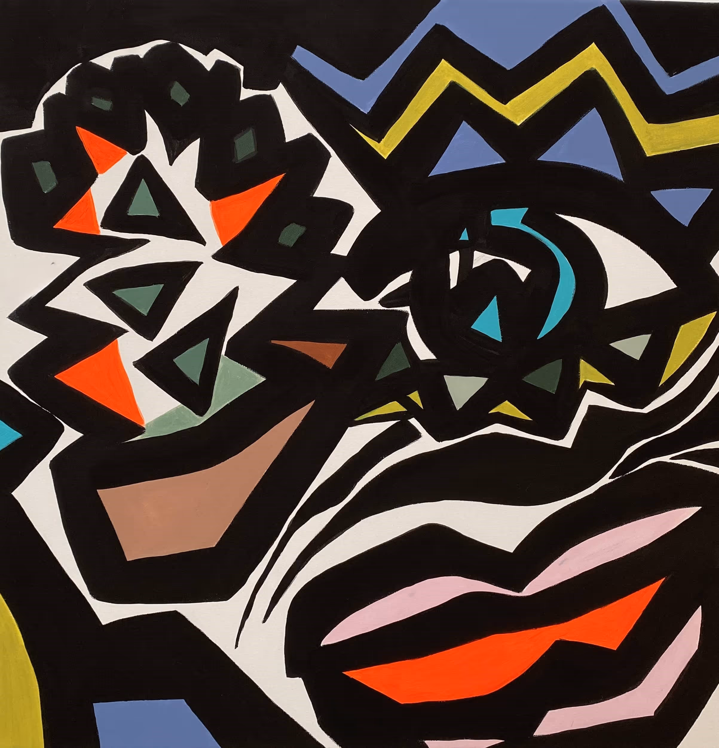 Erica Bordignon abstract pop painting