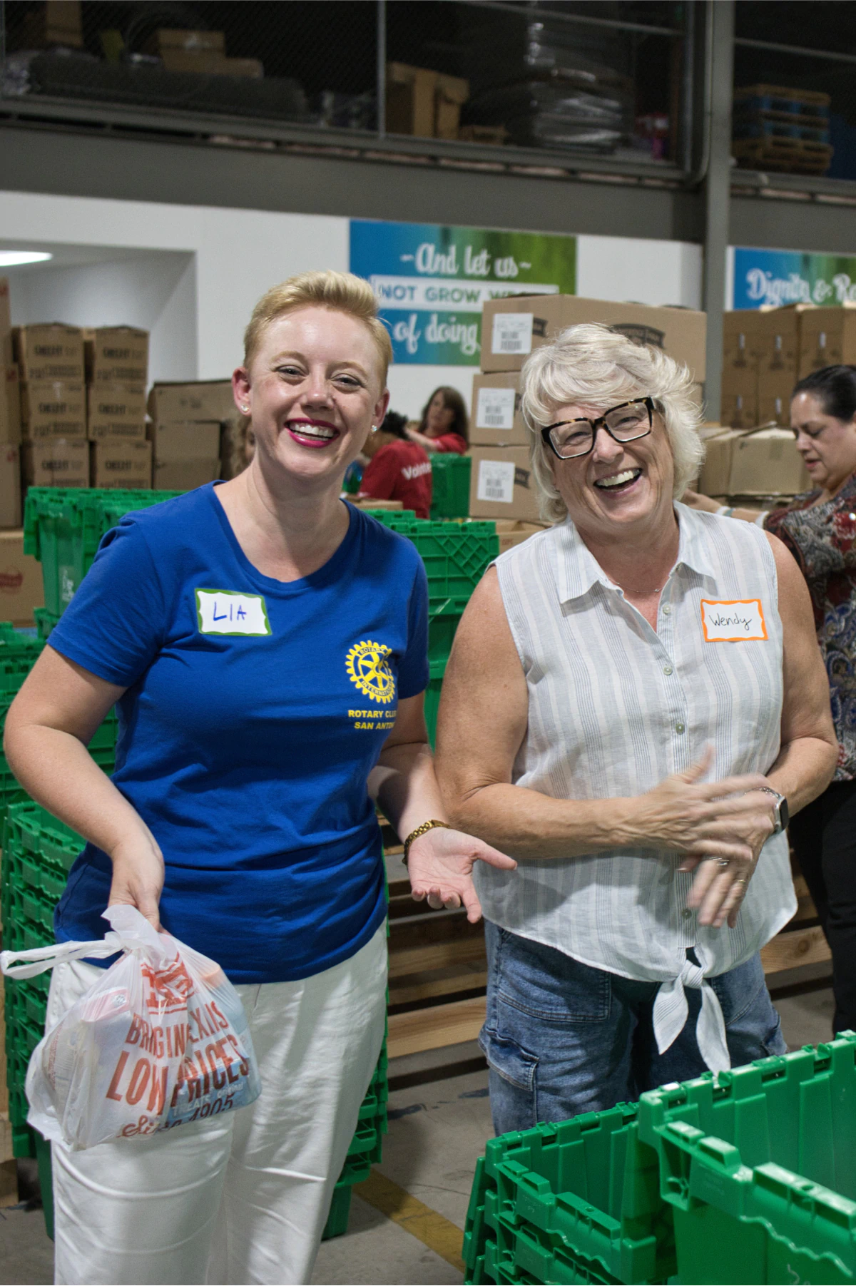 Rotarians helping kids Aug 20, 2025