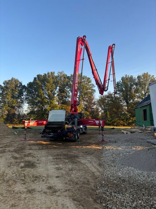 Danny King owner at C&K Concrete Pumping on their new KCP 38ZX