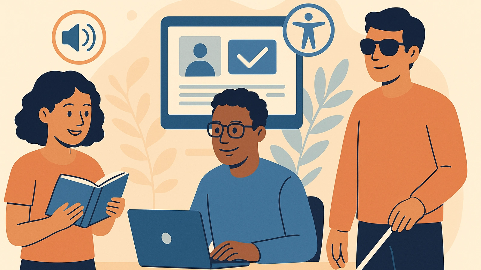 illustrated toolkit with icons representing auditing, planning, training, and implementation steps for ADA Title II accessibility compliance.