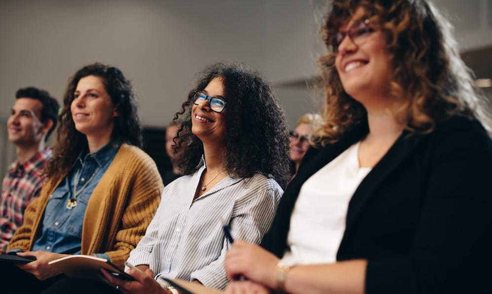 women listening