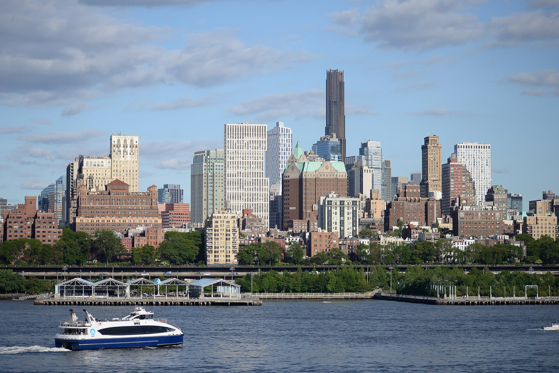 Downtown Brooklyn skyline featuring modern high-rises and historic towers