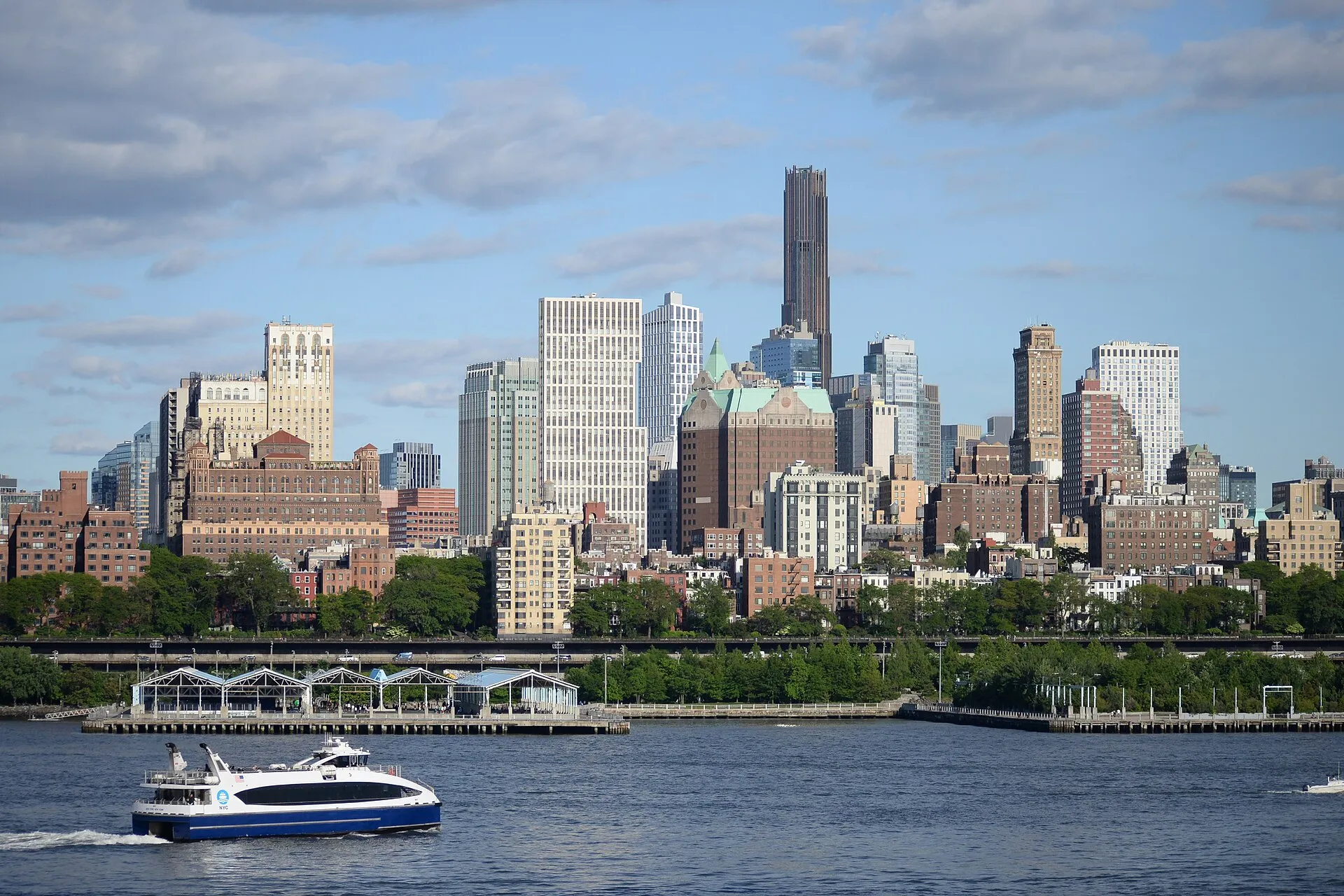 Downtown Brooklyn skyline featuring modern high-rises and historic towers