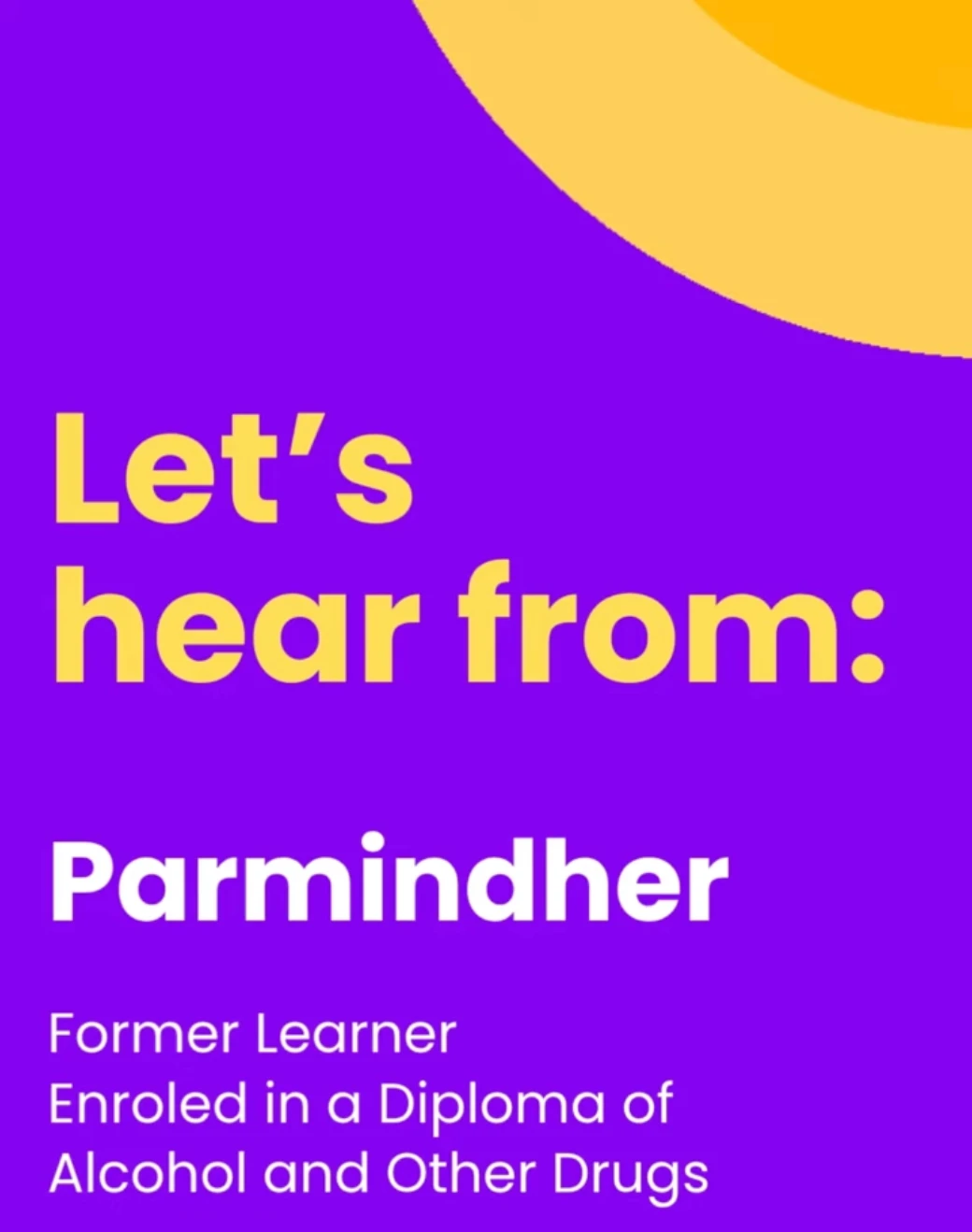 Perminda's Diploma of AOD Experience