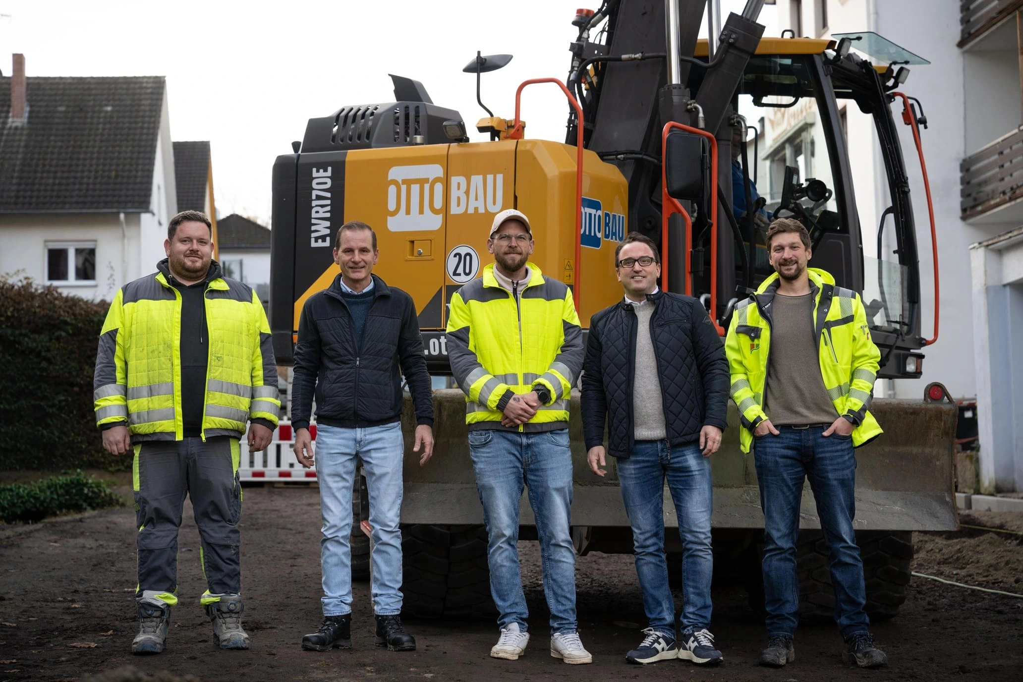 Besuch auf der Baustelle