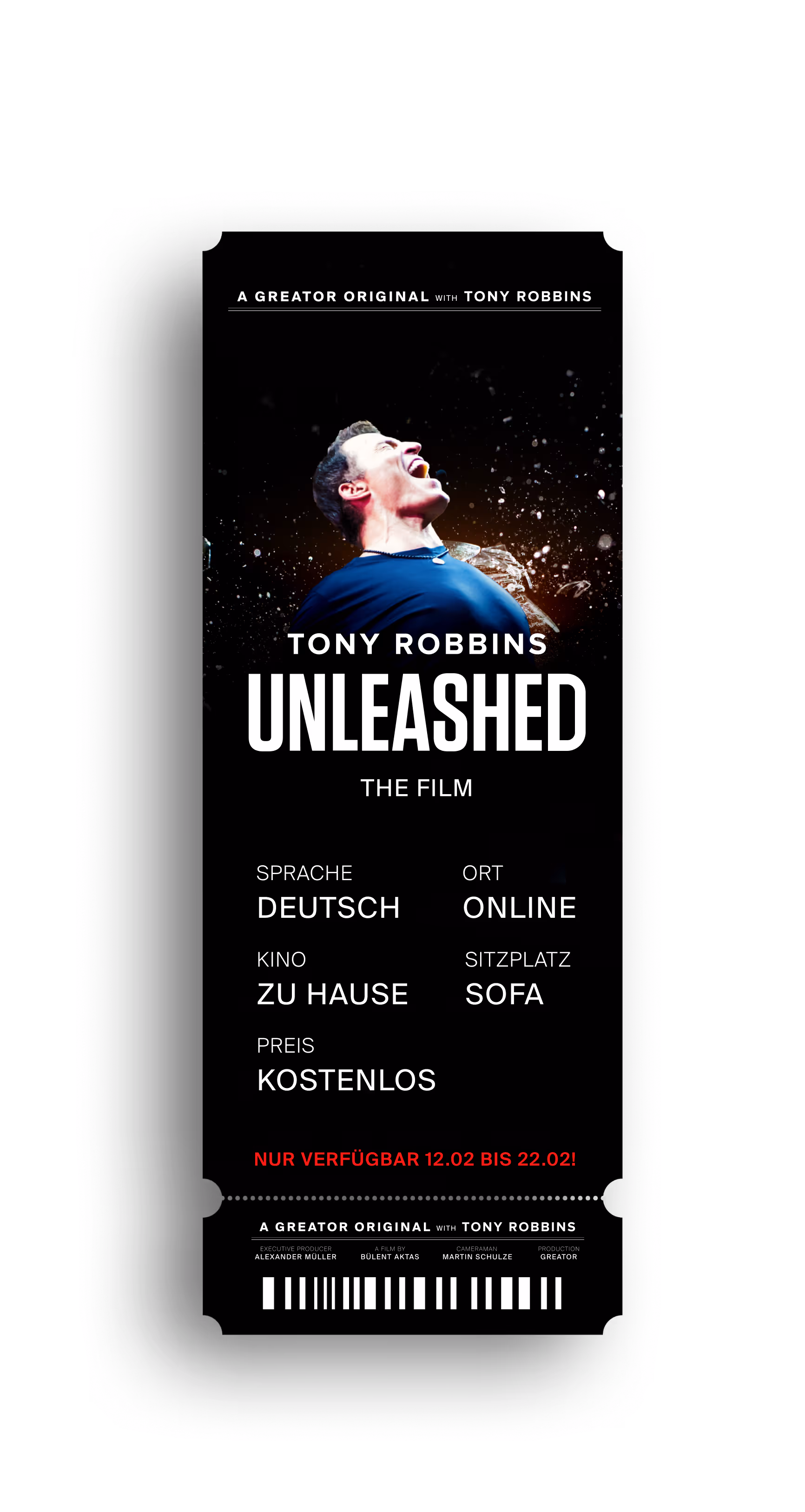 Tony Robbins Kinokarte