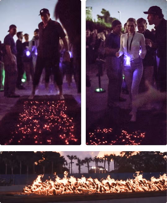 tony robbins firewalk