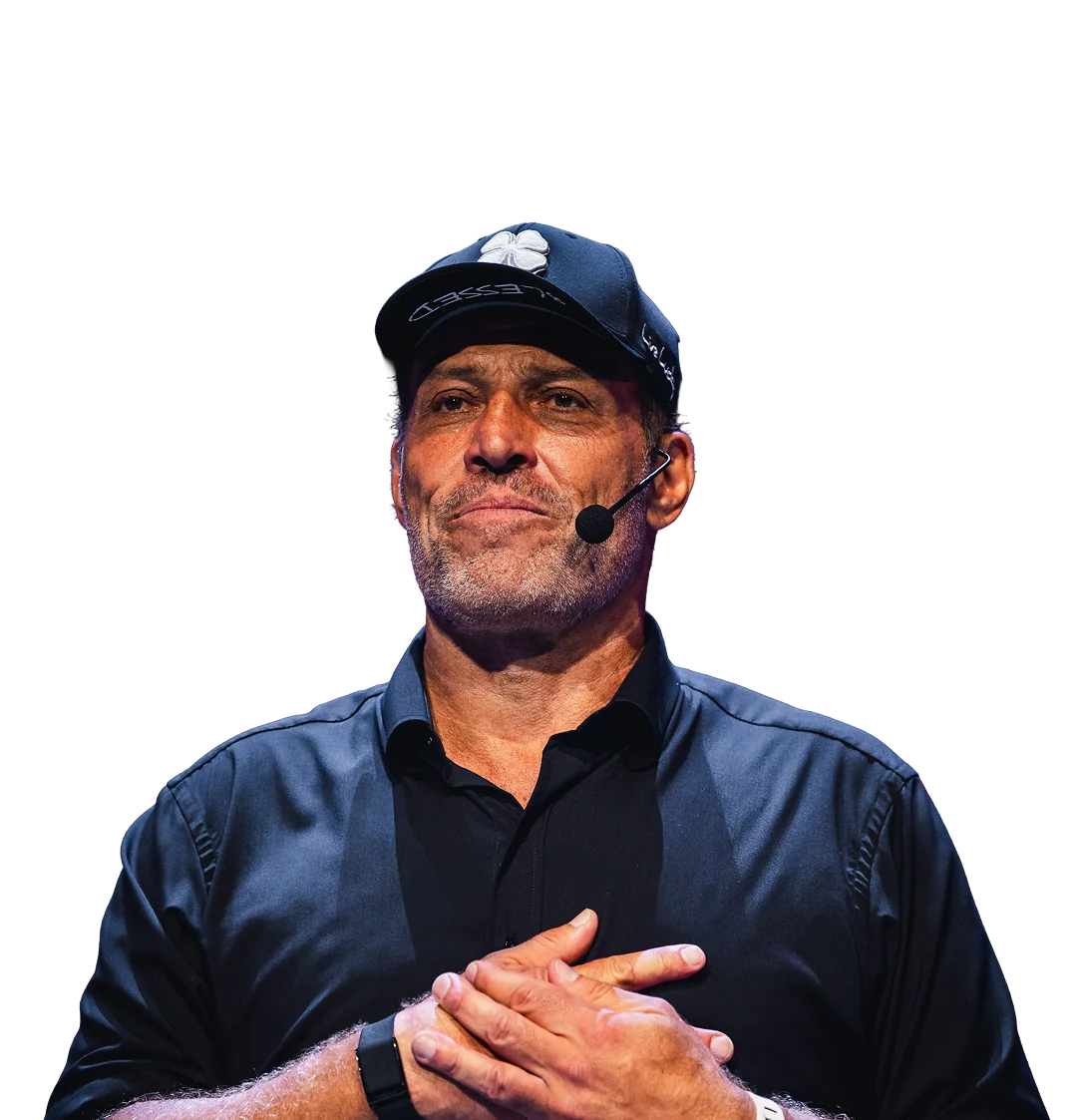 Tony Robbins auf der Bühne