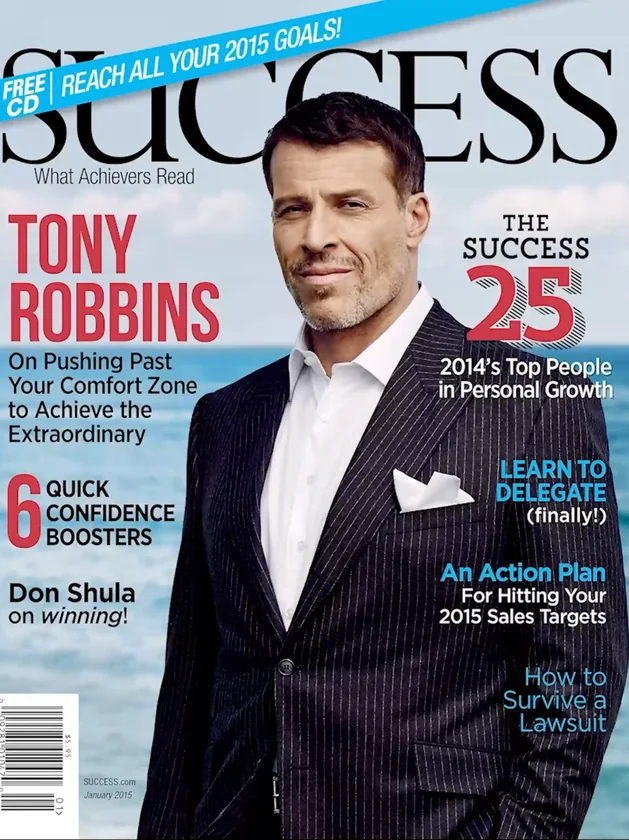 Success-Cover mit Tony Robbins
