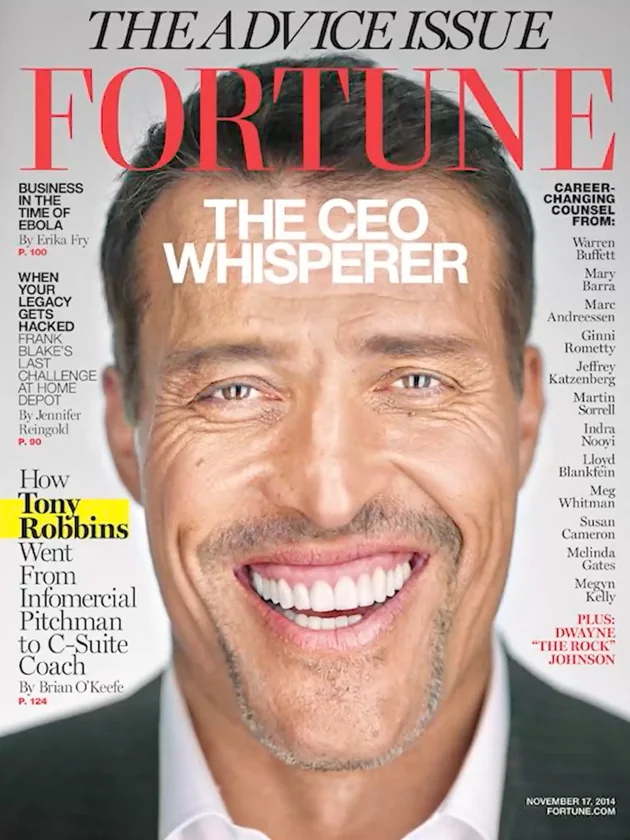 Fortune-Cover: Tony Robbins, The CEO Whisperer