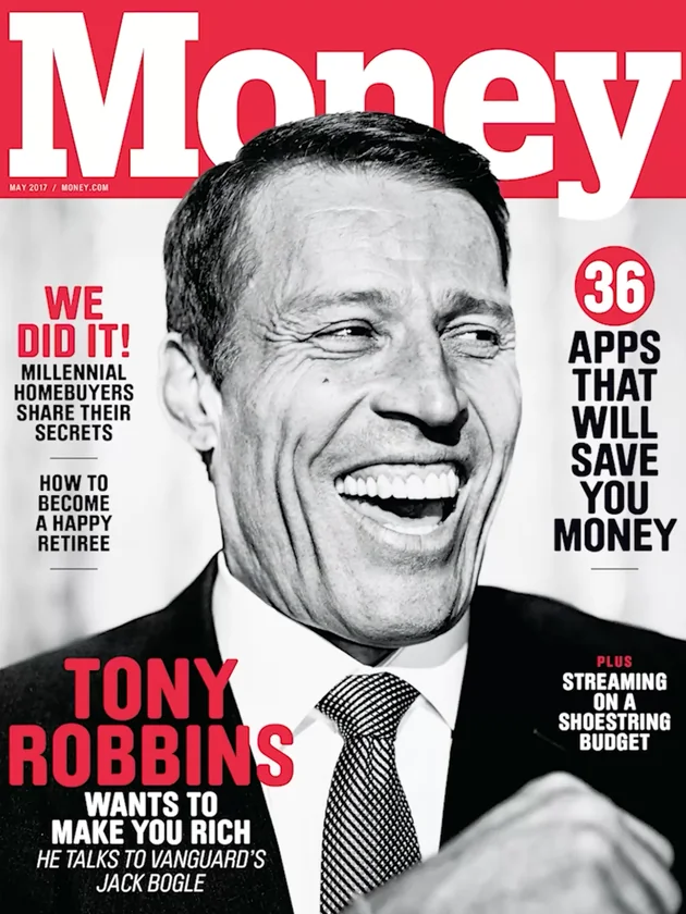 Money-Cover mit Tony Robbins