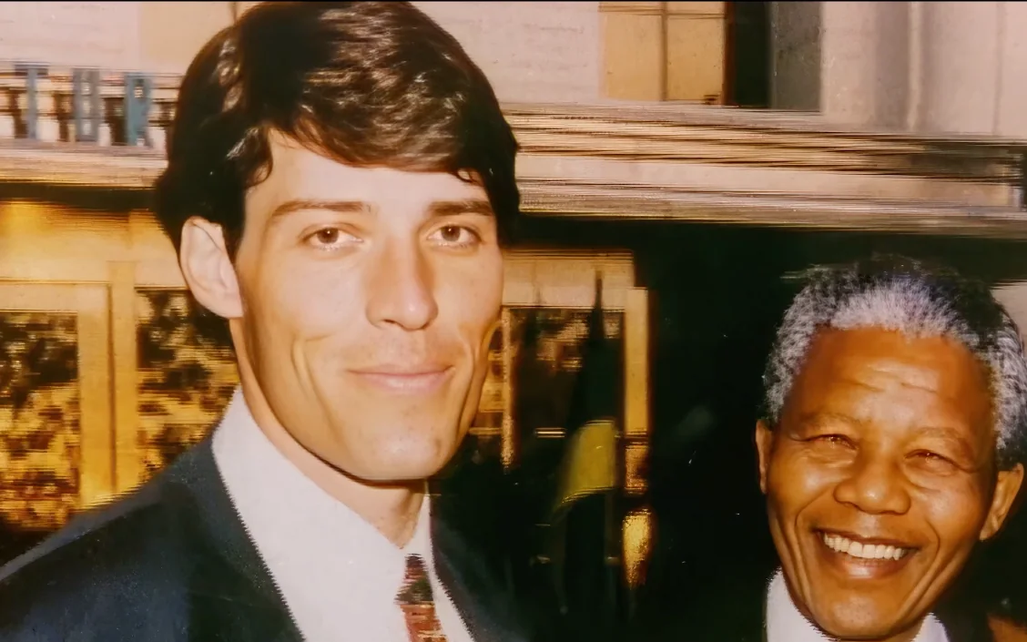 Tony Robbins mit Nelson Mandela