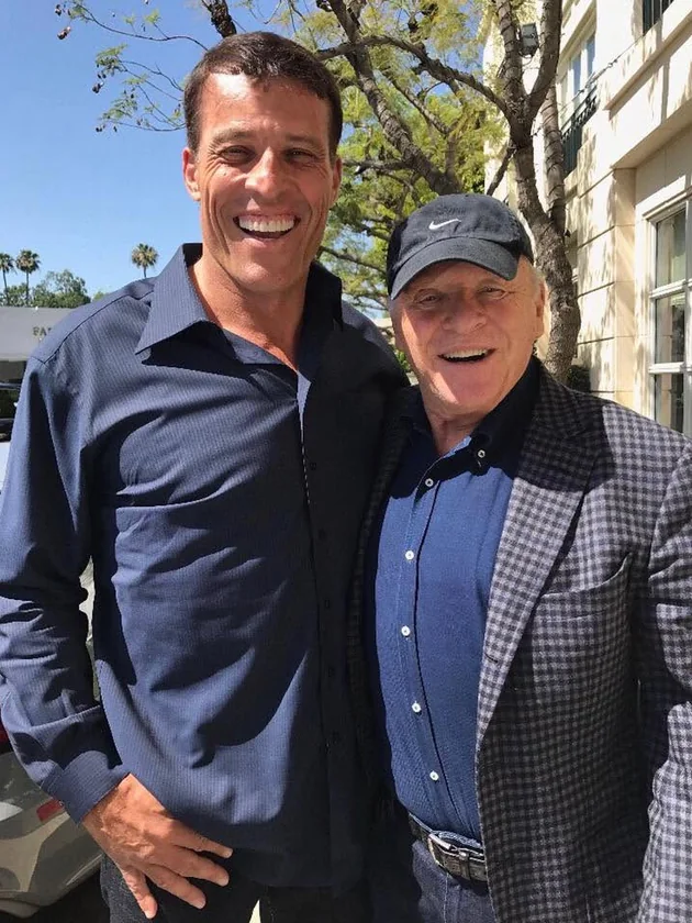 Tony Robbins mit Anthony Hopkins