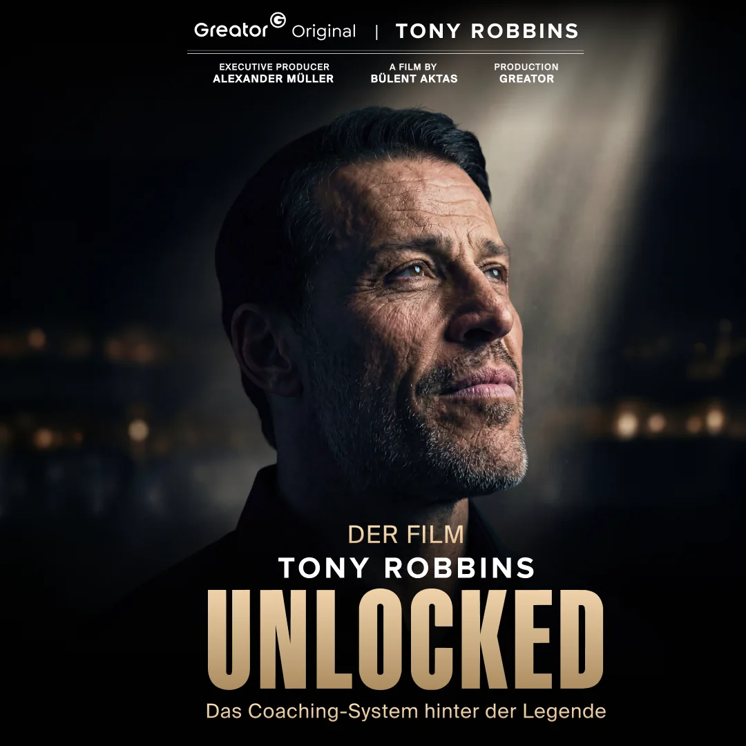 UNLOCKED – ein Greator-Originalfilm mit Tony Robbins. Das Coaching-System hinter der Legende.