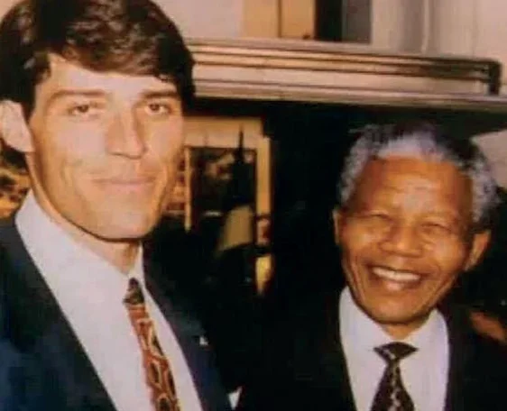 Tony Robbins mit Nelson Mandela