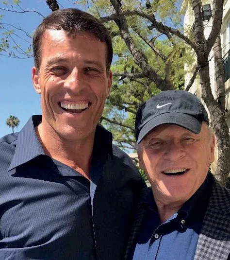 Tony Robbins mit Anthony Hopkins