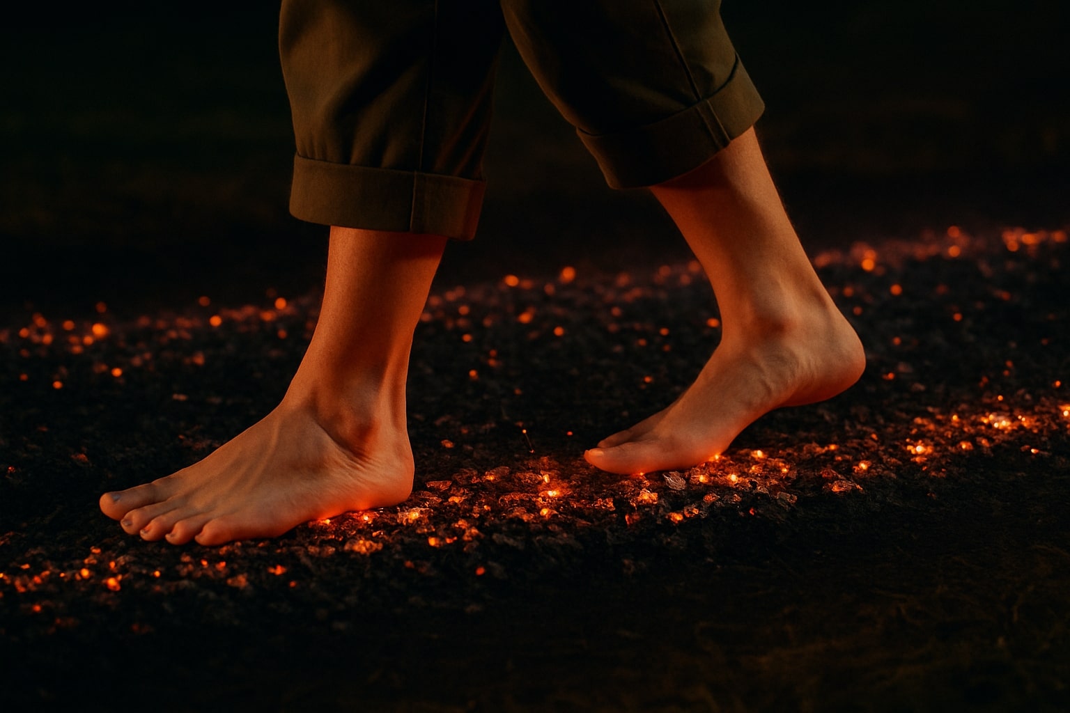 Tony Robbins firewalk