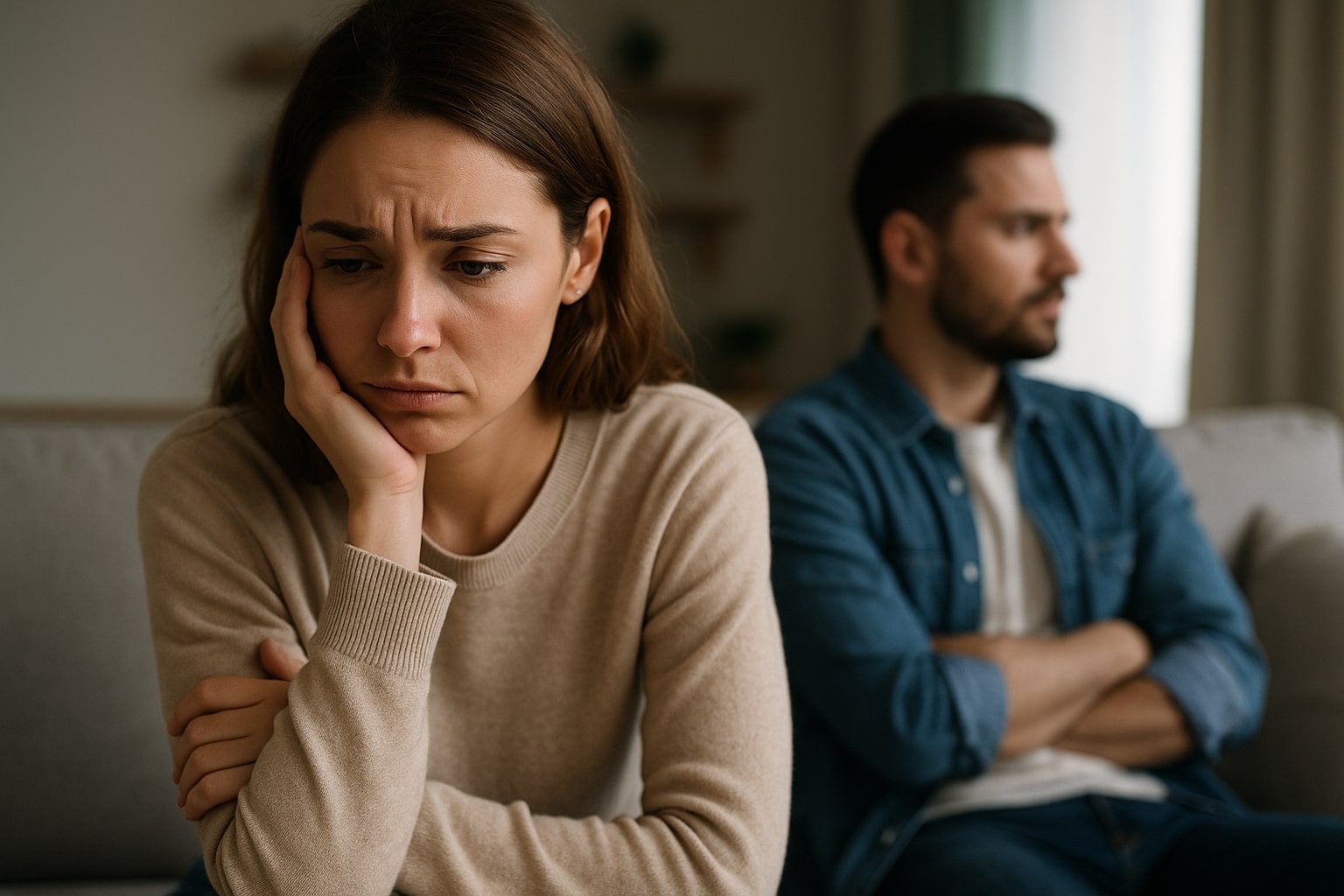 woman feeling insecure in a relationship